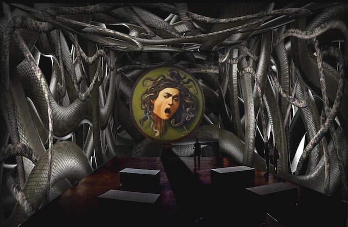 "Caravaggio. Oltre la tela": un'immagine della mostra immersiva