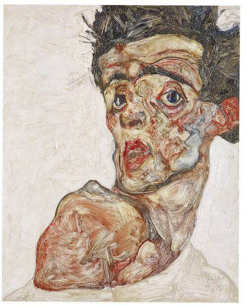Un autoritratto di Egon Schiele
