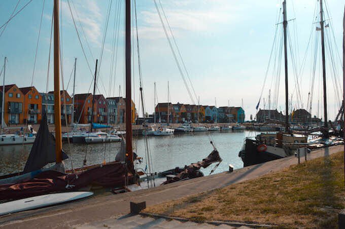 Il porto di Stavoren in Olanda