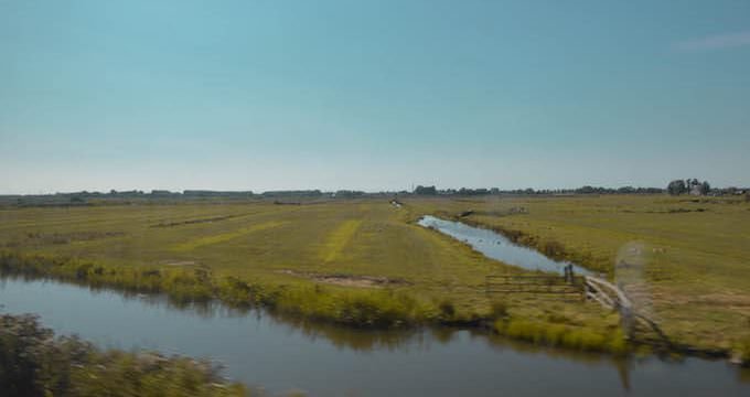In treno da Hoorn a Enkhuizen in Olanda