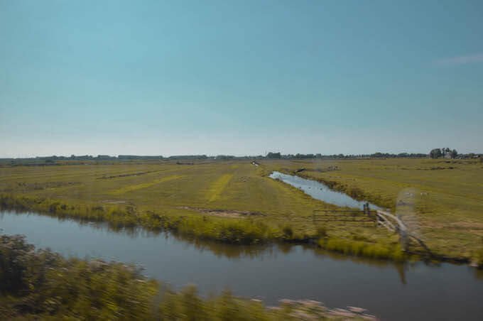  In treno da Hoorn a Enkhuizen in Olanda