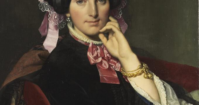 Jean-Auguste-Dominique Ingres, Ritratto di Caroline Gonse, nata Maille (1851-1852). Montauban, Musée Ingres
