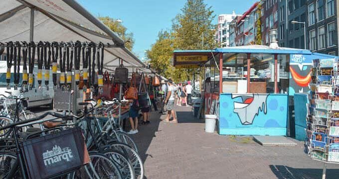 Il Waterloopleinmarkt di Amsterdam