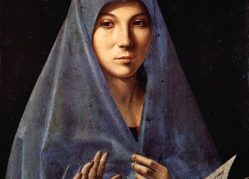 Antonello da Messina, Annunciata, 1475-1476. Galleria Regionale della Sicilia di Palazzo Abatellis, Palermo. Crediti fotografici: Foto Giulio Archinà