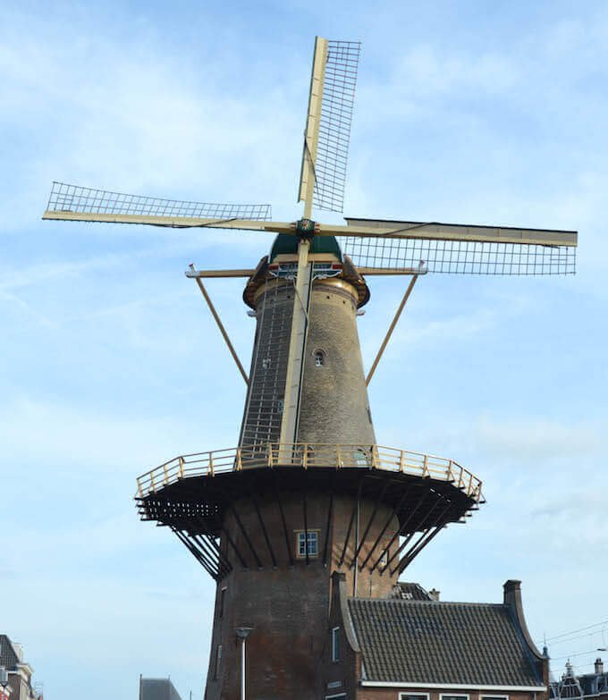 Il mulino Molen de Roos a Delft