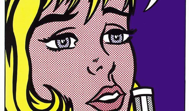 Roy Lichtenstein, Reverie (1965). Serigrafia su carta bianca liscia. 76.5 x 60.9 cm Collection Lex Harding © Estate of Roy Lichtenstein