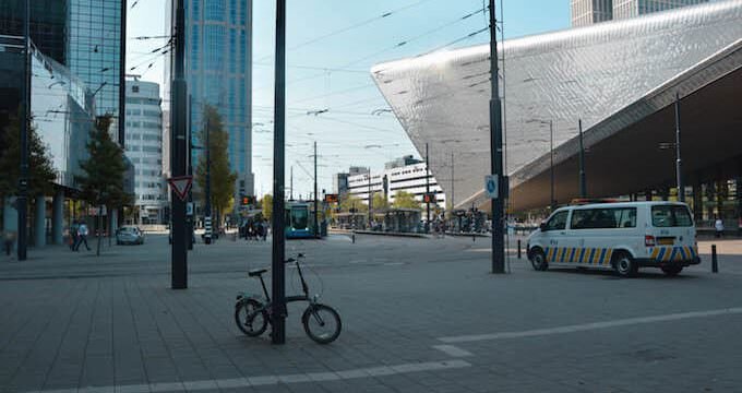 La stazione di Rotterdam in Olanda