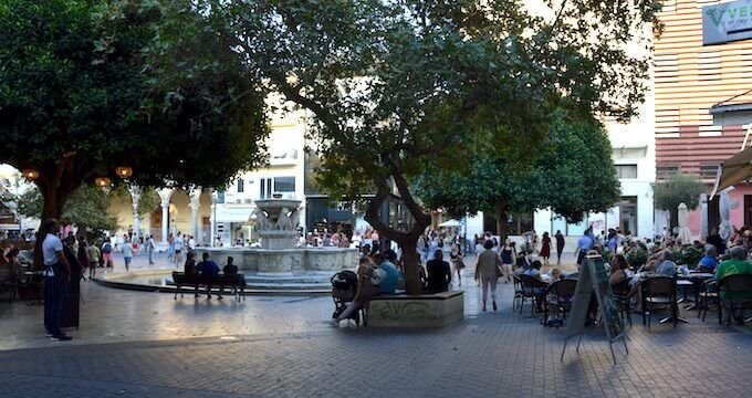 La fontana Morosini a Iraklio (Creta)