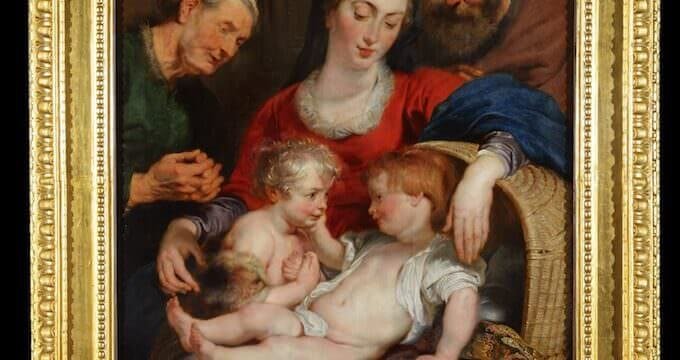 La "Madonna della cesta" di Rubens dopo il restauro