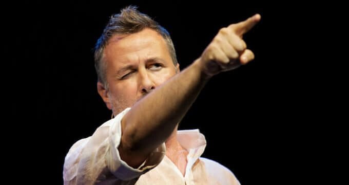 Davide Enia in "Abisso" (foto di Futura Tittaferrante)