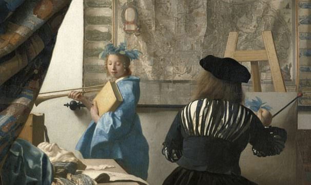 Daniel Arasse, L'ambizione di Vermeer, Carocci (particolare della copertina)