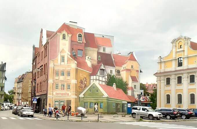 Poznań: il murale 3D di via Śródka