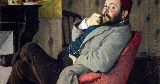 Federico Zandomeneghi, Ritratto di Diego Martelli