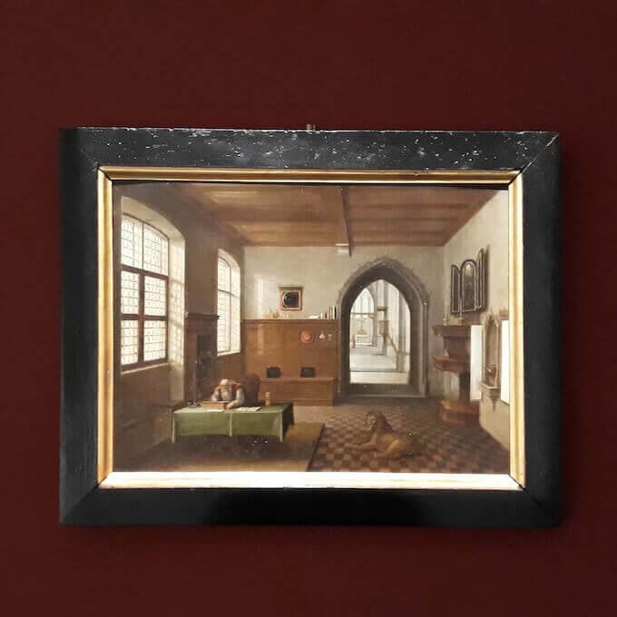 Hendrik van Steenwijk il Giovane, San Girolamo nello studio (1602). Olio su rame, 28 x 38 cm. Siena, Pinacoteca Nazionale