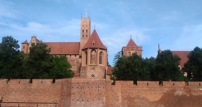 Il Castello di Malbork in Polonia