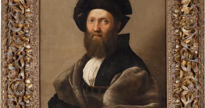 Raffaello, Ritratto di Baldassarre Castiglione (1513). Parigi, musée du Louvre, dèpartement des Peintures © Musée du Louvre, Dist. RMN – Grand Palais / Angèle Dequier