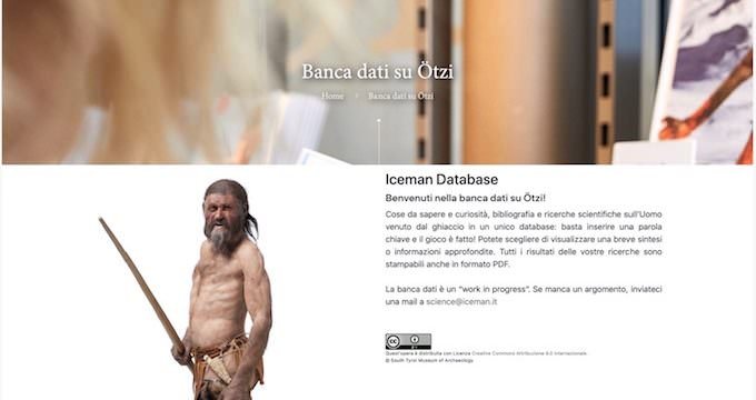 (c) Museo Archeologico dell'Alto Adige. Banca dati su Ötzi, l'Uomo venuto dal ghiaccio