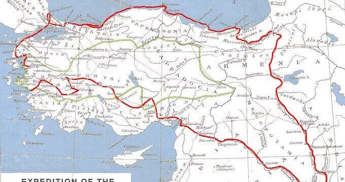 Itinerario dell'Anabasi di Senofonte
