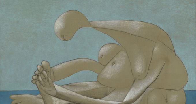 Pablo Picasso, Femme assise sur la plage
