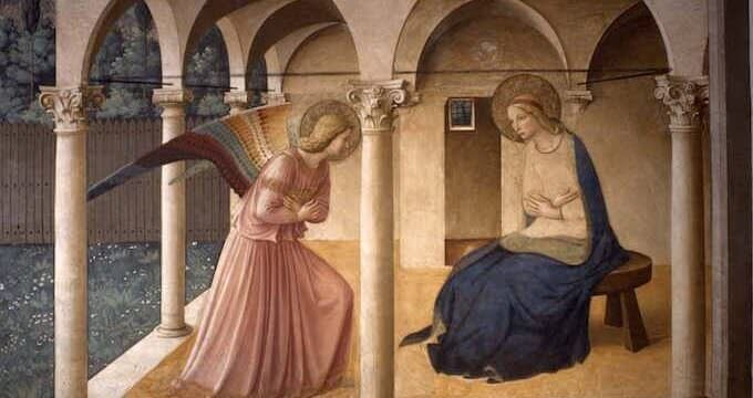 Beato Angelico, Annunciazione, Museo di San Marco, Firenze