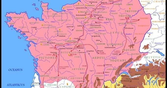 La campagna finale di Cesare del 51 a.C., e la definitiva sottomissione della Gallia