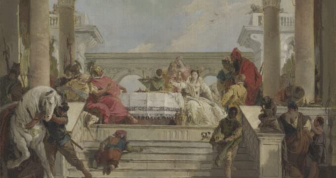 Giambattista Tiepolo, Il banchetto di Cleopatra
