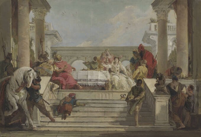 Giambattista Tiepolo, Il banchetto di Cleopatra