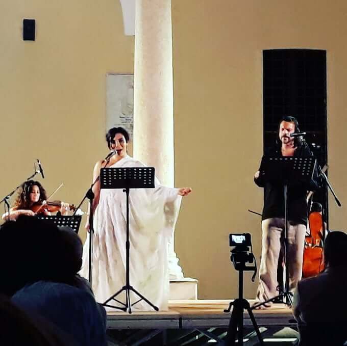 Marta Ossoli e Mino Manni in "Odissea"