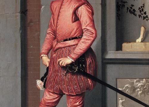Giovan Battista Moroni, Il cavaliere in rosa