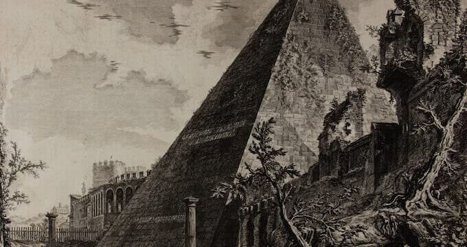 Giambattista Piranesi, Piramide di Caio Cestio