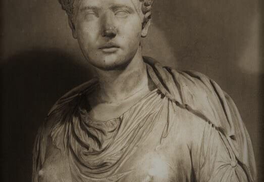 Busto di matrona romana agli Uffizi