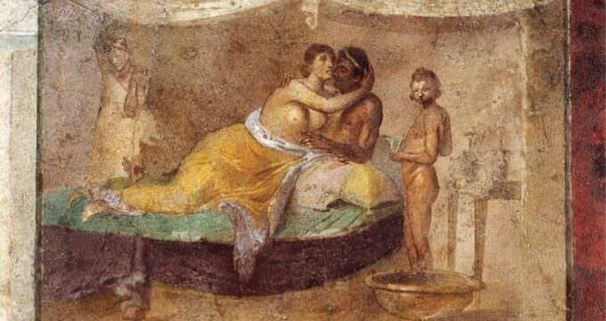 Dipinto erotico dalla Casa della Farnesina, Roma