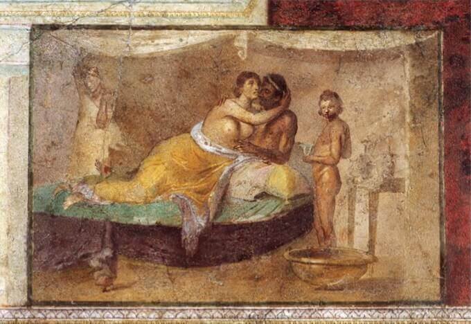 Dipinto erotico dalla Casa della Farnesina, Roma