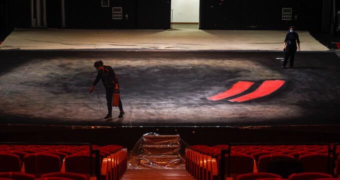 Prove di "Moby Dick" al Teatro Elfo