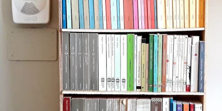 Biblioteca di libri tascabili