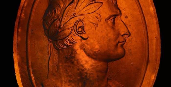 Pietro Paoletti, Matrice con il ritratto di Napoleone coronato d'alloro