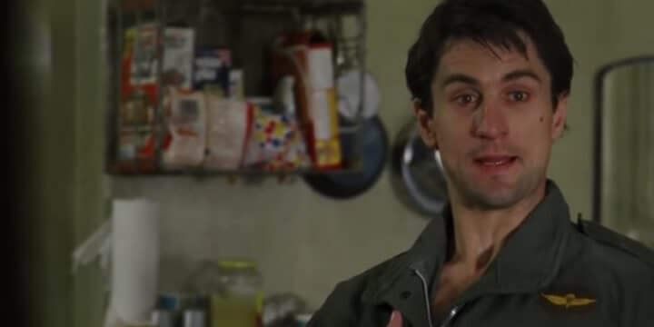 Robert De Niro in "Taxi Driver" di Martin Scorsese