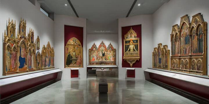 Il primo piano della Galleria dell’Accademia di Firenze