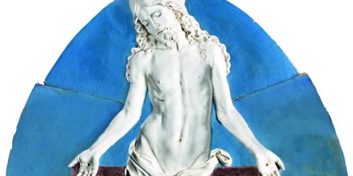 Andrea della Robbia, Cristo in pietà (1495 circa)