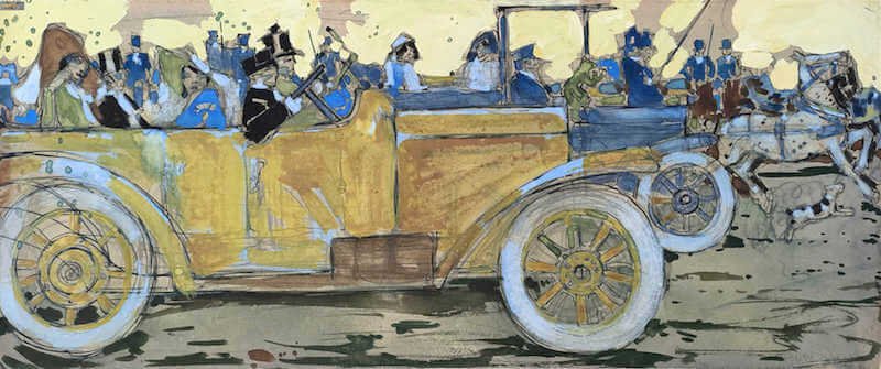 Aroldo Bonzagni, Verso San Siro [Milano]