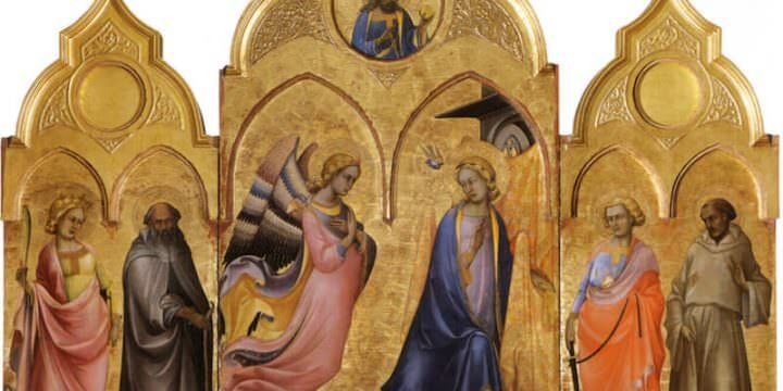 Lorenzo Monaco, Trittico dell'Annunciazione, Galleria dell'Accademia, Firenze