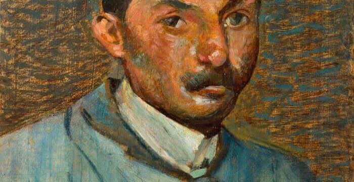 Mario Puccini, Autoritratto (1914). Collezione privata