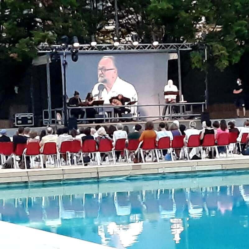 Massimo Popolizio ai Bagni Misteriosi di Milano in "La caduta di Troia"