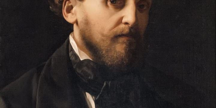 Antonio Ciseri, Autoritratto, 1855, Olio su tela, Collezione privata (foto: Roberto Pellegrini)
