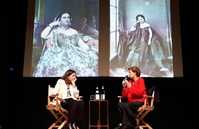 Caterina Soffici e Benedetta Craveri al Teatro Franco Parenti di Milano (2021)