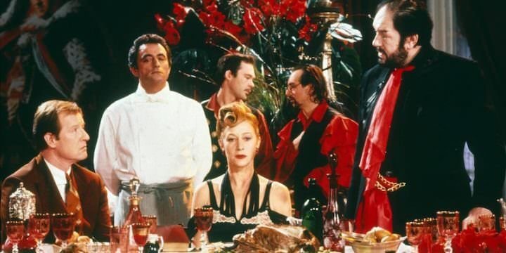 Una scena del film “Il cuoco, il ladro, sua moglie e l'amante” di Peter Greenaway