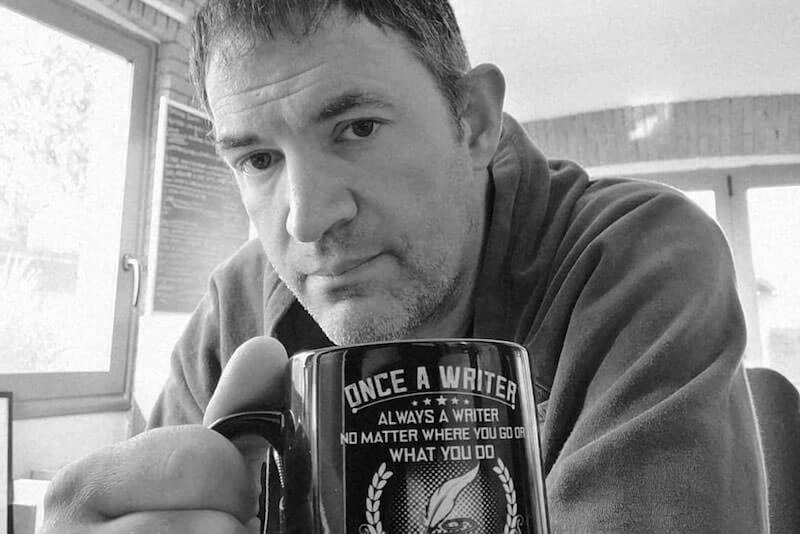 Lo scrittore Fabrizio Borgio