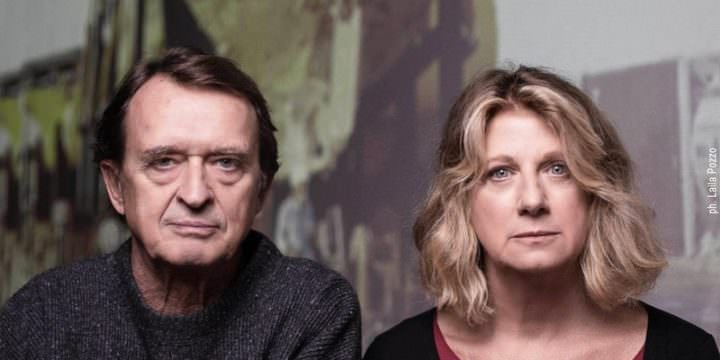 Renato Sarti e Angela Finocchiaro in "Naufraghi senza volto" (foto di Laila Pozzo)