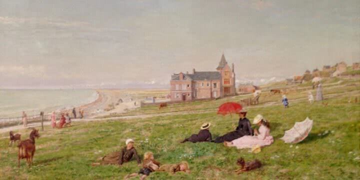 Firmin-Girard, Prairie et Villas, 1880 ca, olio su tela