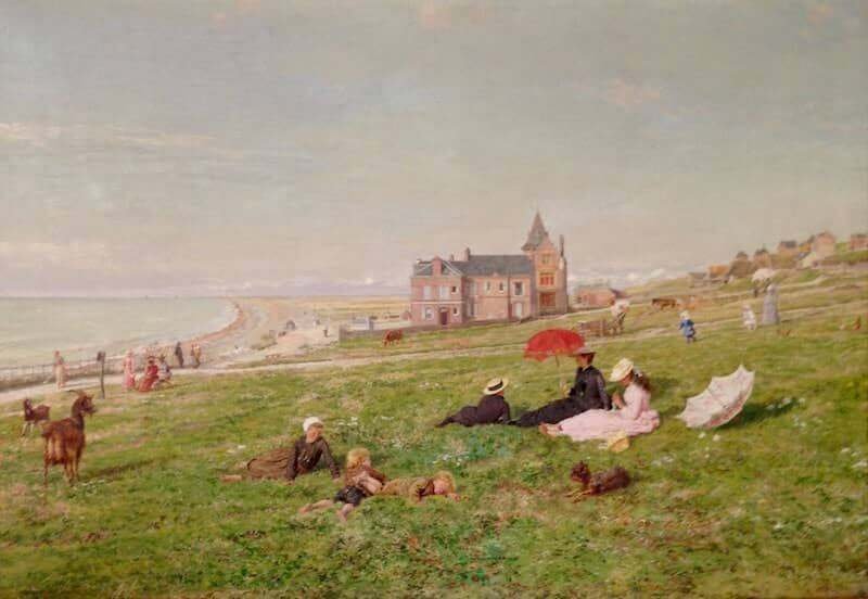 Firmin-Girard, Prairie et Villas, 1880 ca, olio su tela